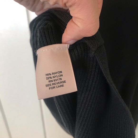 NWT Philosophy Peplum Ribbed Top sz xs - Picture 5 of 5